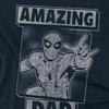 Spider-Man Футболка унисекс для взрослых Amazing Dad Mono Fathers Day