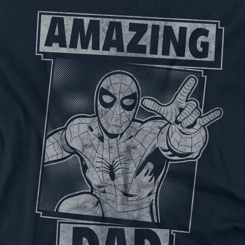 Spider-Man Футболка унисекс для взрослых Amazing Dad Mono Fathers Day