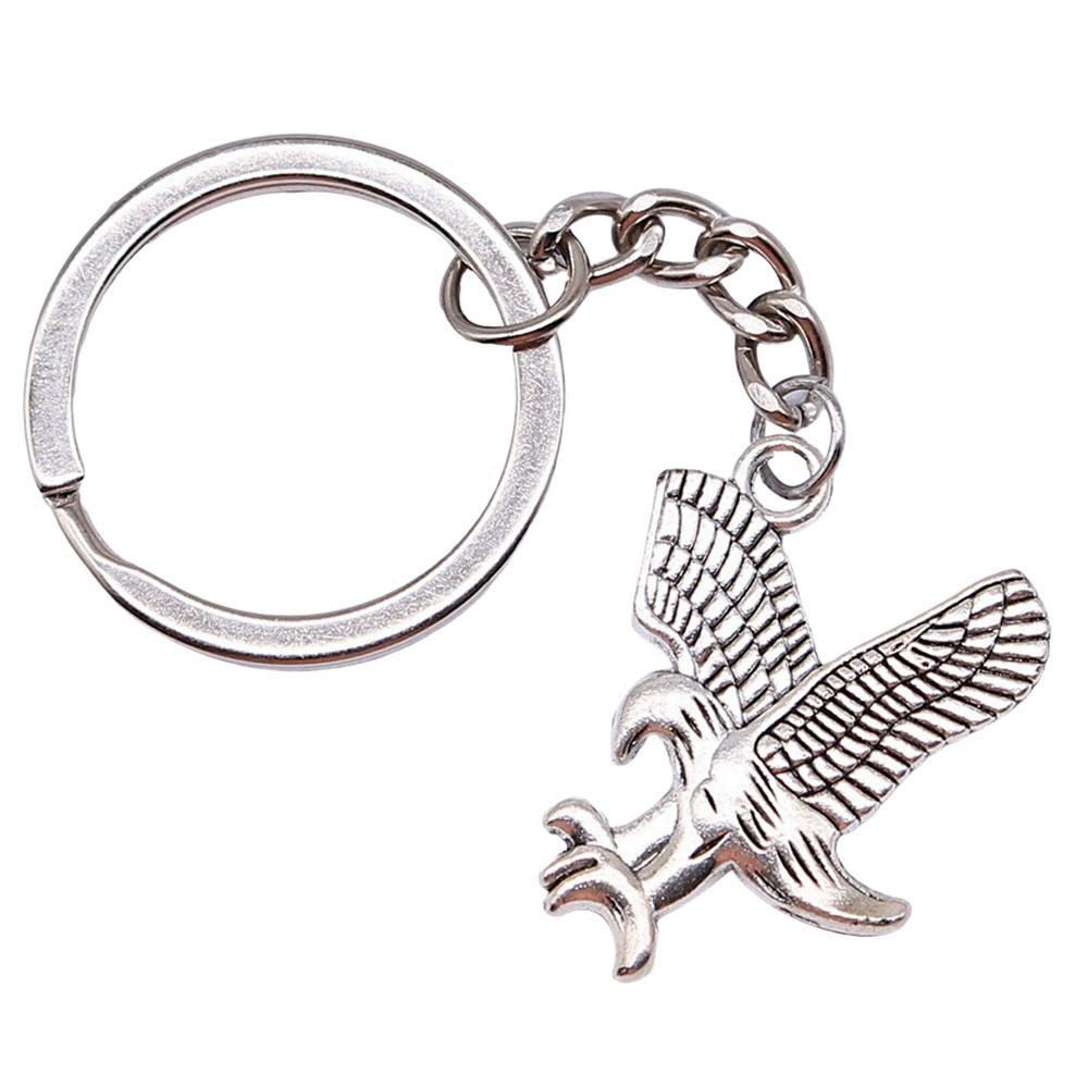 Eagle Keychain Charms Pendants Animal Lover Keepsake Key Ring 28mm