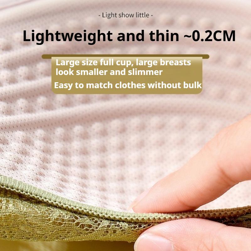 Формирующий бюстгальтер с тонкими чашками для минимизации внешнего вида большой груди и создания эффекта похудения. Комплект бюстгальтера с полной чашкой.