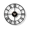 Stylish Metal Analog Wall Clock for Living Room, Bedroom, Office, Kitchen, Home and Hall | Antique Fancy Big Size Modern Wall Watch for Home Decor