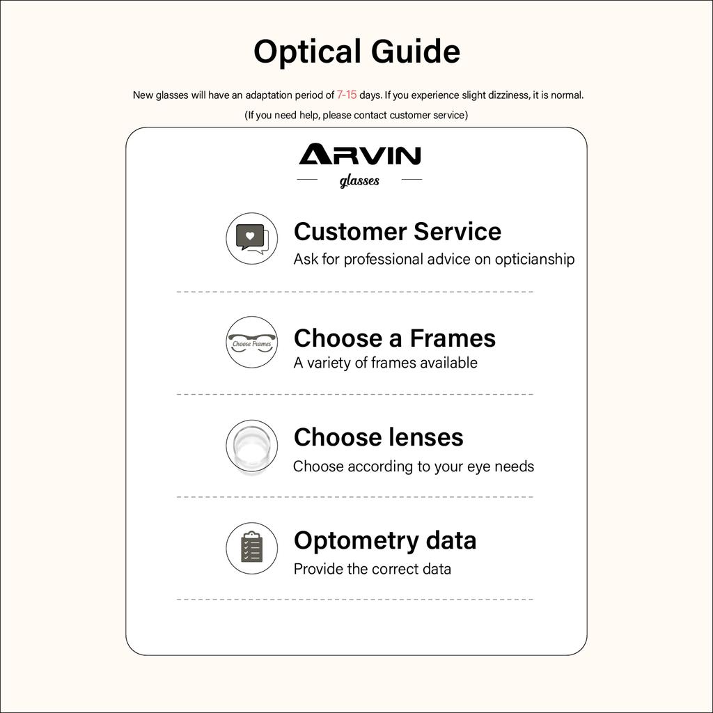 ARVIN 2 в 1 Женские солнцезащитные очки Модные женские оправы для очков при миопии Очки по рецепту
