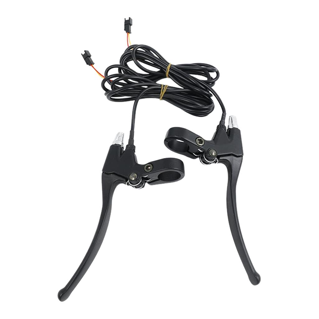 Electric Bike Brake Handlebar Cut-off Switch 1.7m Cable SM Plug Return Universal Scooter Lever