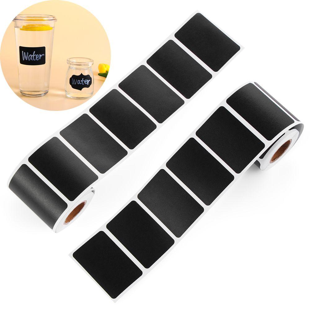 150pcs/roll Kitchen Spice Jam Jar Marker Pen Labels Stickers Blackboard Label Bottle Tags