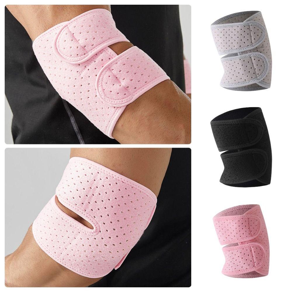 Double Strap Elbow Support Brace Breathable Elbow Compression Sleeves Women