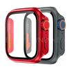 2PCS Tempered Glass+Cover For Watch case 44mm 45mm Bumper Screen Protector Change to Ultra IWatch Series 9 8 7 SE 6 5 4