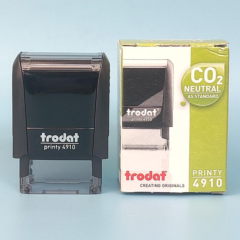 Trodat Austria Self-Inking 4910 Unengraved Square Text Stamp