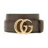 Серия Gucci Generation Дизайн с пряжкой Double G кожаный ремень женский цвет тауп ширина 3 см 863293 AAGR4 2818