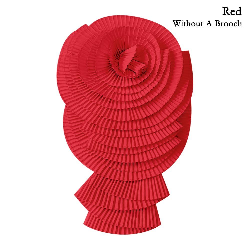 3D плиссированный цветок плечевой воротник цветочное украшение плиссированная ткань с цветком прессованный плиссированный цветок поделки своими руками аксессуары для одежды