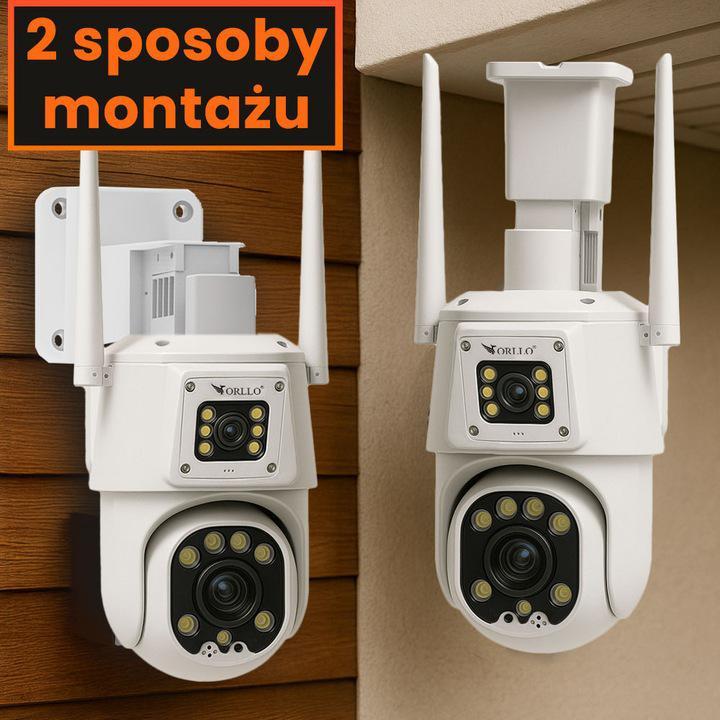 IP-камера Orllo TZ8 Dual 4 Мп+4 Мп 4G SIM LTE Wi-Fi