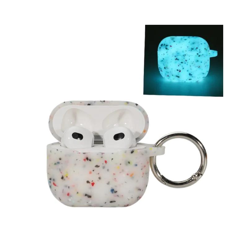 Светящийся чехол для Apple AirPods Pro 2, силиконовый флуоресцентный для AirPods 1 2 3, чехол для беспроводной гарнитуры, защитный рукав