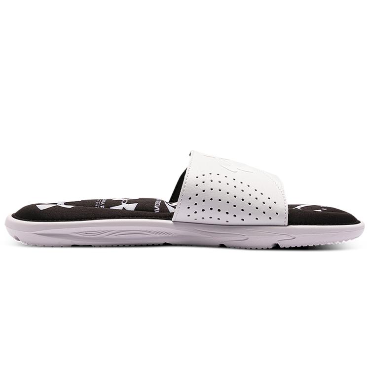 Under Armour Слайды Ignite 6 с графическим ремешком 'Белый' 3024451-101