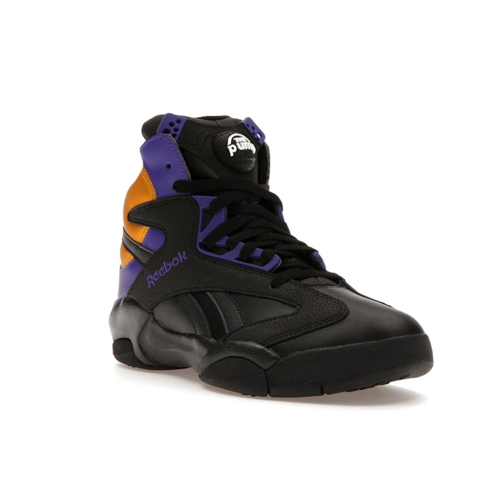 Reebok Мужские кроссовки Shaq Attaq LA to LA Black Core-Black Bold-Purple GY7127