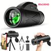 80x100 Zoom 50000M HD Bak4 Portable Powerful Binoculars Long Range Professional Telescope Monocular Spyglass Rainproof Hunting