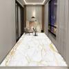 White Marble Runner Long Corridor Carpet Nordic Luxury Decoration Living Room Non-slip Aisle Rug Hotel Hall Stair Washable Mats