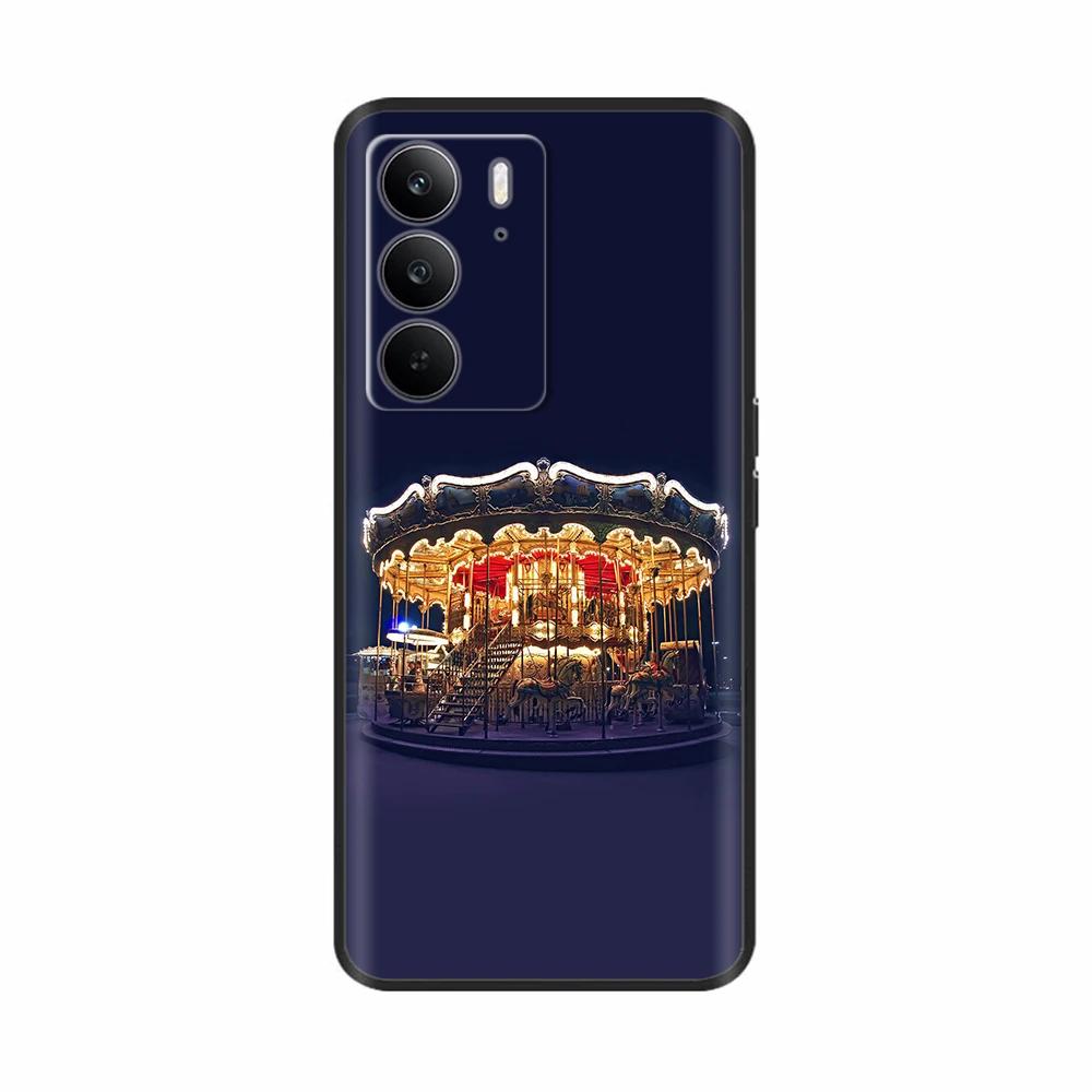 Для Realme C75 4G Чехол Милые Цветы Сердечки Расписной ТПУ Чехол Мягкий Тонкий Чехол для Телефона Для Oppo Realme C75 C 75 Fundas Coque Бампер