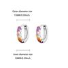 Multi-style exquisite geometric butterfly inlaid with zircon earrings women's fashion retro temperament versatile