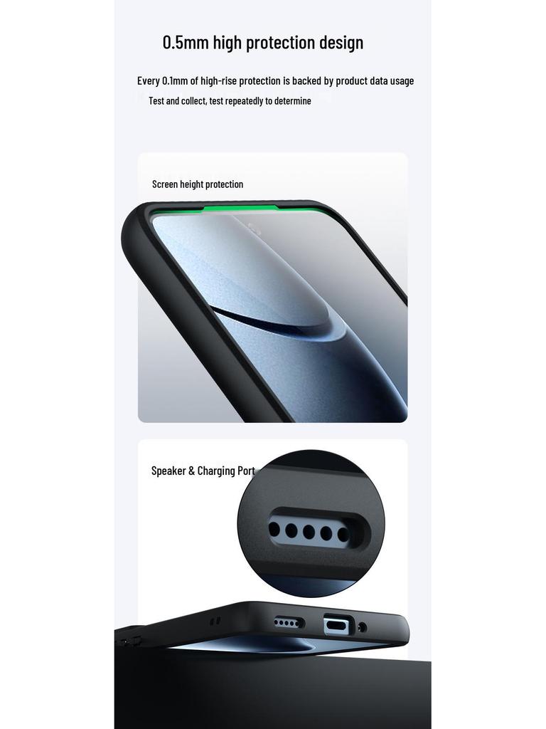 Чехол для Xiaomi 14TPro: Приятный на ощупь, Матовый, Защита от падений с подушкой безопасности, Qi Armor, Совместим с Poco F7U.