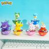 Pokémon Sitting Figurine Series: Roly-poly Decompression Toy for Home or Office Decor