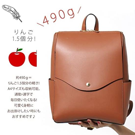 Backpack Lightweight A4 Bag Black One Size [Legato Largo] LG-P0114 Women's