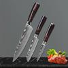 Кухонные ножи из нержавеющей стали с лазерным узором Шеф-нож Для нарезки Овощей Мяса Рыбы Суши Нож для дома