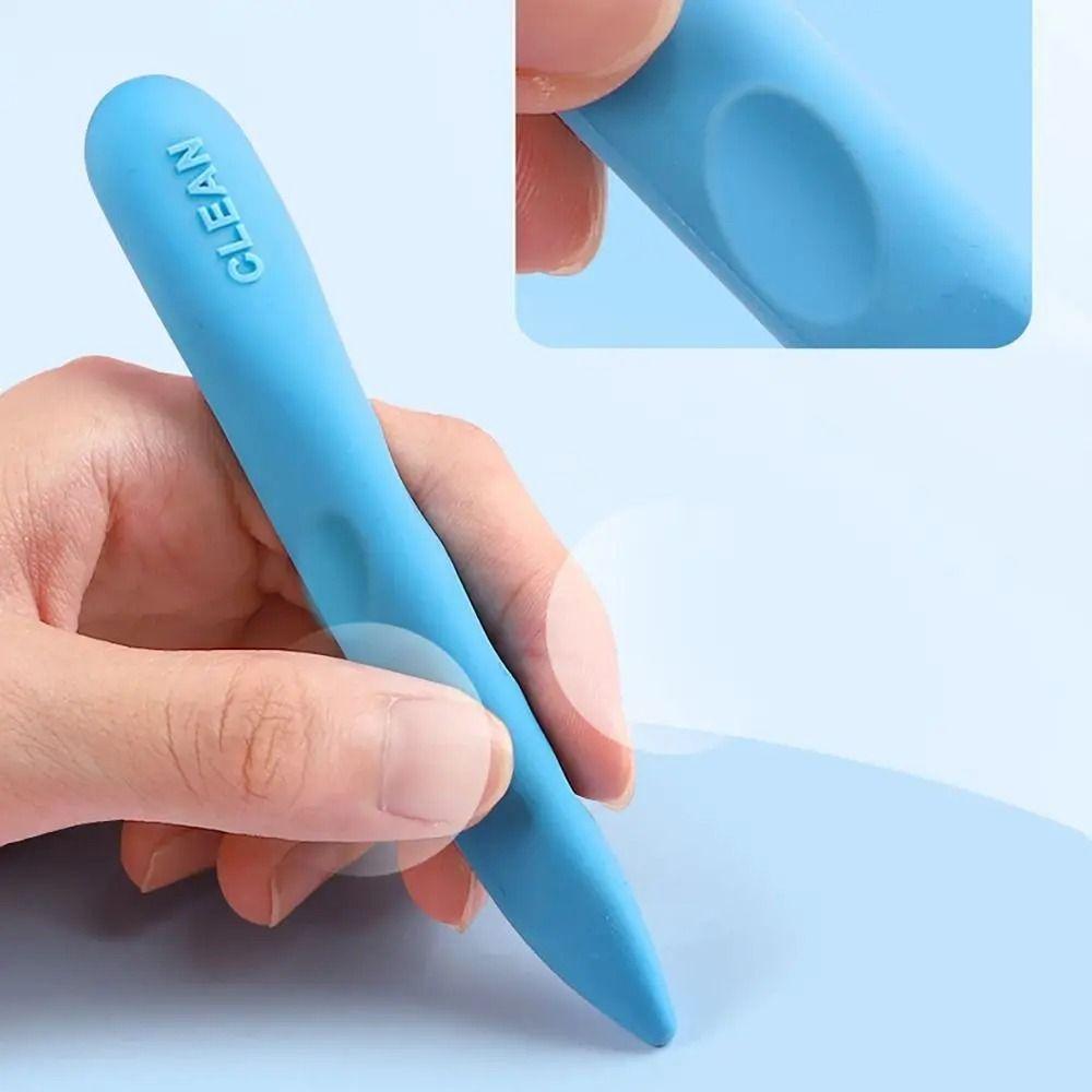 3PCS/Box Posture Correction Pencil Eraser Double Head Traceless Eraser School Office Supplies