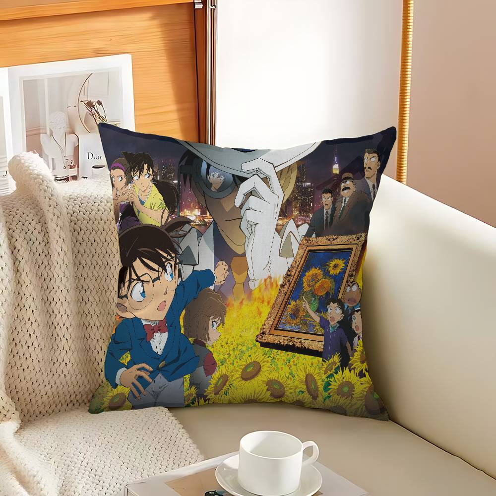 Аниме D-Детектив C-Конан Персонализированная наволочка Пылезащитный чехол Спальня Детская вечеринка Украшение Наволочка День рождения Детский подарок