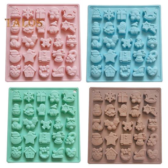 Форма для шоколада, пищевая выпечка, без запаха, прочная Рождественская елка, форма для десерта, торта, кухонный инструмент для кондитерских изделий для вечеринки