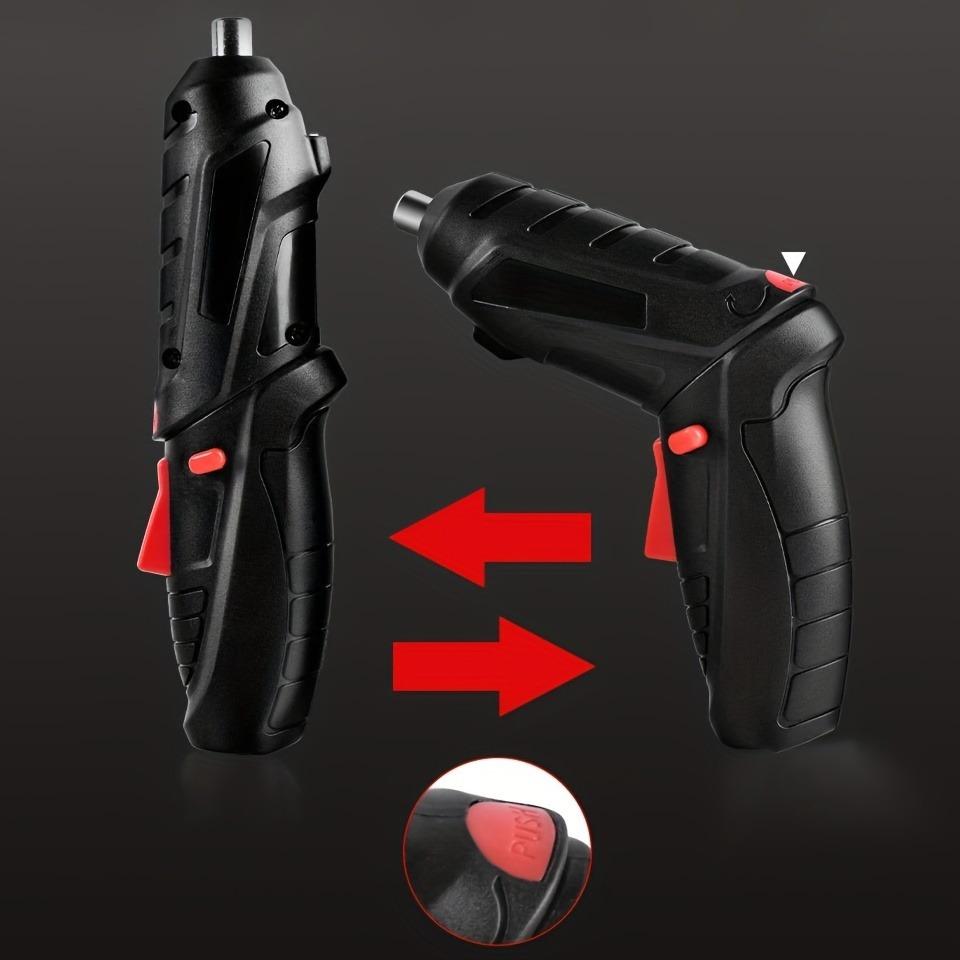 1Pc Rechargeable Electric Screwdriver Set with LED Light, Cordless, Mini, Portable Power tool,USB Charging, Flexible Shaft Various Drills, Repair Kit