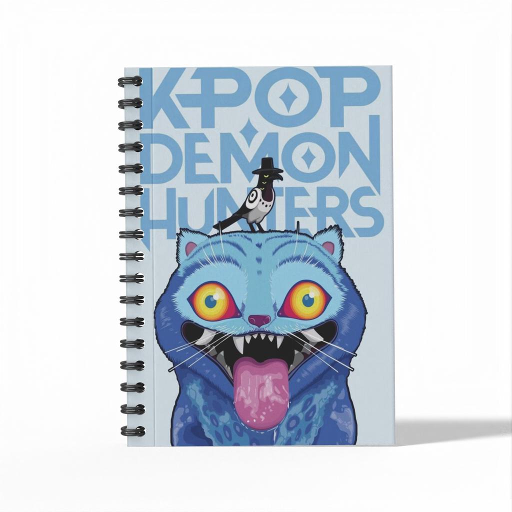 4pcs K-pop Demon Hunter Witch Hunting Squad Surrounding Students A6 Coil Notebook Student Stationery