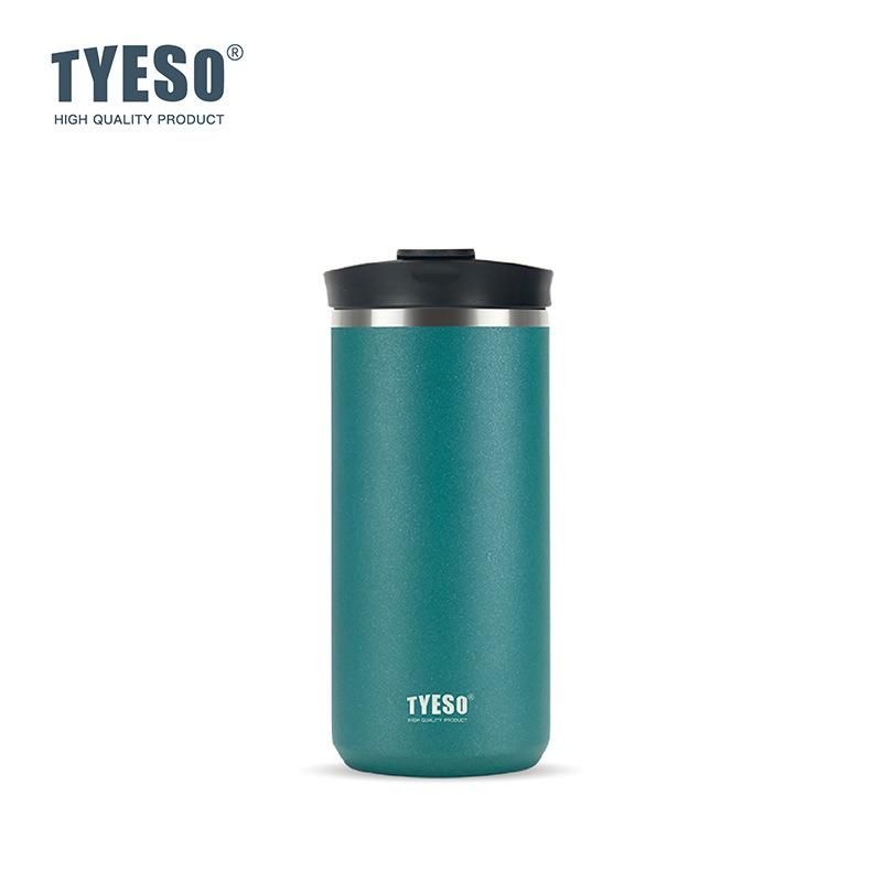 Tyeso Френч-пресс Кофейная чашка-кофеварка Пресс-стакан Бутылка Нержавеющая сталь Вакуумная изоляция Портативная кофейная кружка Без BPA Для улицы