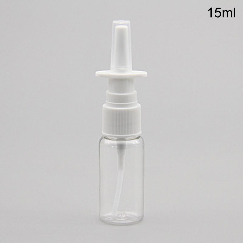 15Ml Plastic Empty Refillable Nasal Spray Bottle Mist Sprayers Atomizers Makeup Container For Travel Outdoor Oral Spray Bottle