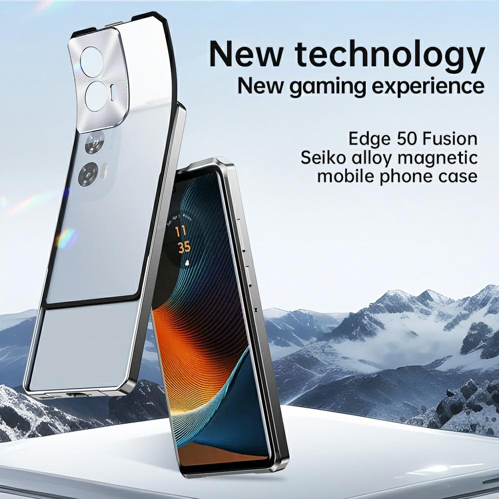 Для Motorola Edge 50 Fusion 5G Чехол Твердый ПК Металлическая рамка Матовый чехол для телефона