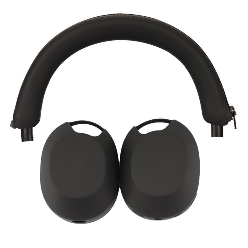 Silicone Case Cover for WH-1000XM5 Headphones Outer Shells Protector Anti-Scratch Headband Earphone Protective Cover