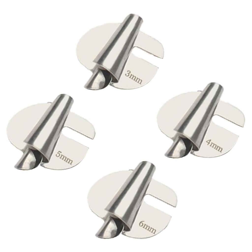 Stainless Steel Sewing Rolled Hemmer Foot 3mm-10mm Durable Sewing Machine Presser Foot DIY Crafts Hemming Puller