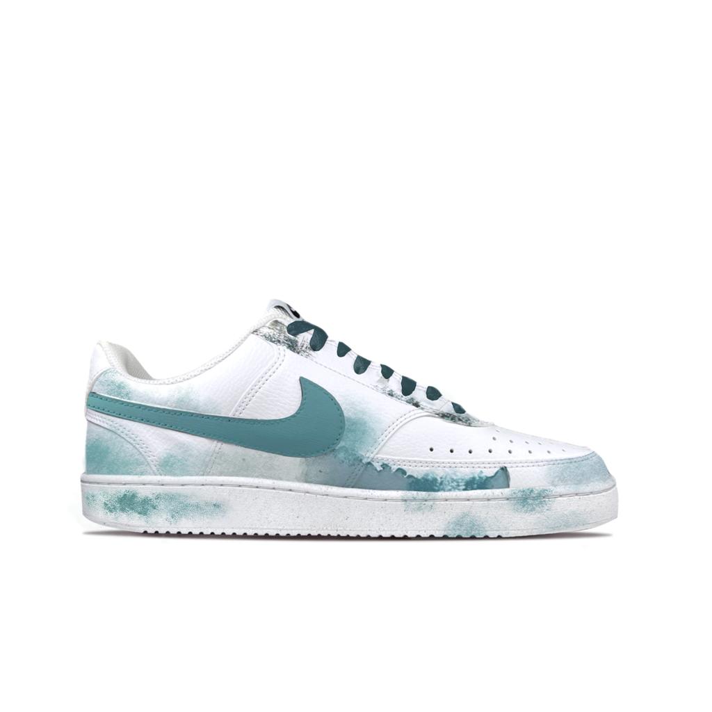 Nike Court Vision 1 Skateboard Shoes Unisex Low Top Azure DH2987-101(Team83-)