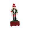 Wooden Music Box Desktop Decor Christmas Nutcracker Decor Nutcracker Puppets for Holiday New Yea Wedding Shelves Valentines Day