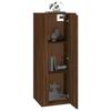 816687 vidaXL Meuble TV mural Chêne marron 40x34,5x100 cm