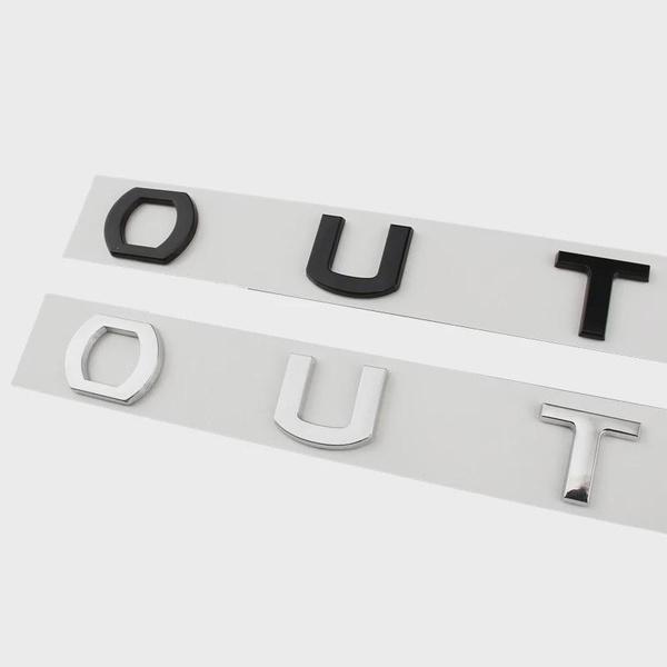 Автомобиль 3D ABS голова капот буквы слова логотип значок эмблема наклейки наклейка для Mitsubishi Outlander 2013-2019 аксессуары для стайлинга