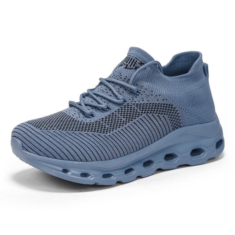 Outdoor Running Shoes Men Lightweight Anti-slip Wear-resistant Casual Shoes Comfortable Men Lace-up Breathable Sport Shoes Men