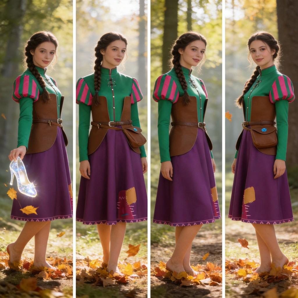 Three Wishes For Cosplay Costume Set With Polyester Fabric For Halloween And Stage Performances