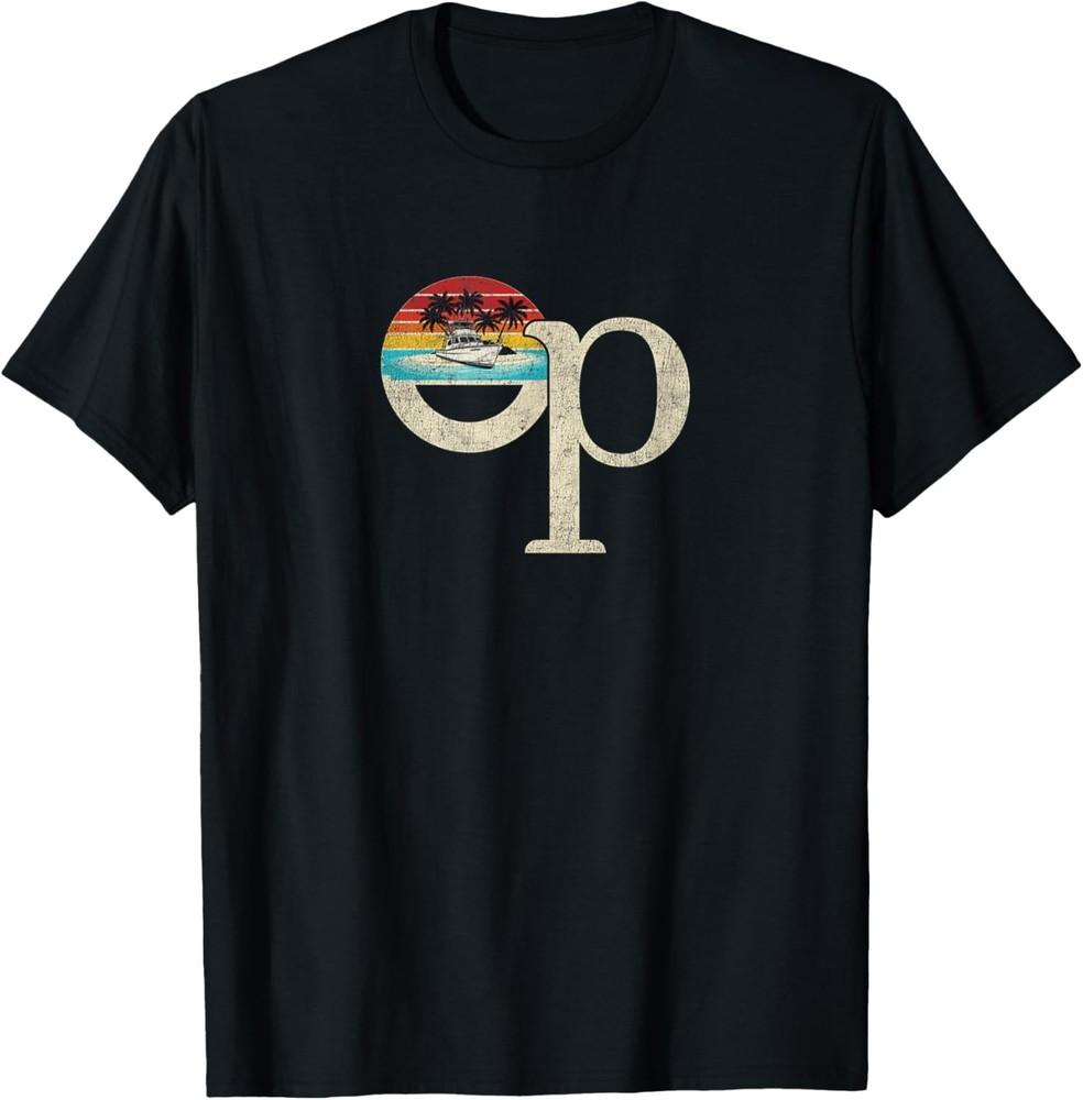 Op Ocean Retro Pacific Beach Sun Palm Trees Vintage Gift Unisex T-Shirt