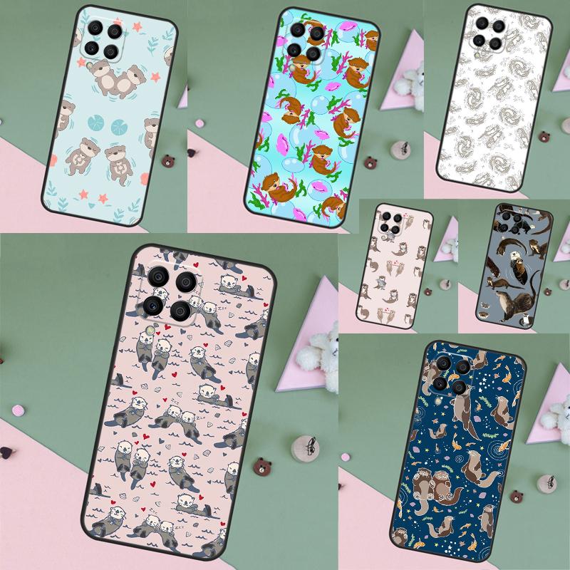 Чехол с узором Морская выдра для Samsung Galaxy M21 M31 M14 M34 M54 M33 M16 M36 M56 M53 M13 M12 M32 M52 M15 M55 M35