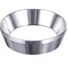 Coffee Dosing Ring, Espresso Dosing Coffee Funnel, Replacement Coffee Dosing Ring, Stainless Steel Espresso Machine Accessory (Silver-58mm)