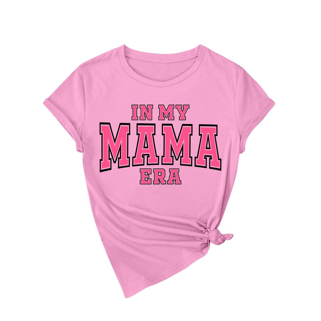 Футболка свободного покроя унисекс с круглым вырезом и принтом