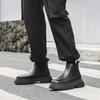 Chelsea boots men's 2024 autumn new breathable medium top platform short boots men's Martin boots 56731-J
