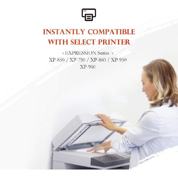 Remanufactured Ink Cartridge Replacement for Epson 277XL Ink Cartridges T277XL To Use with XP-960 XP-970 XP-850 XP-860 XP-950 Printer(2 Black, 1