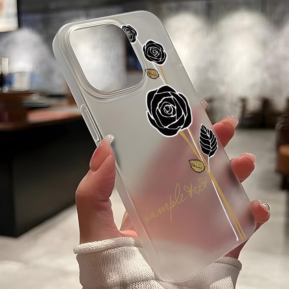 Чехлы для мобильных телефонов iPhone 11 13 15 Pro Max 12 14 Pro Max Чехол для iPhone 16 15 Plus 13 Pro 12 Матовая текстура с рисунком в виде мультяшных цветов