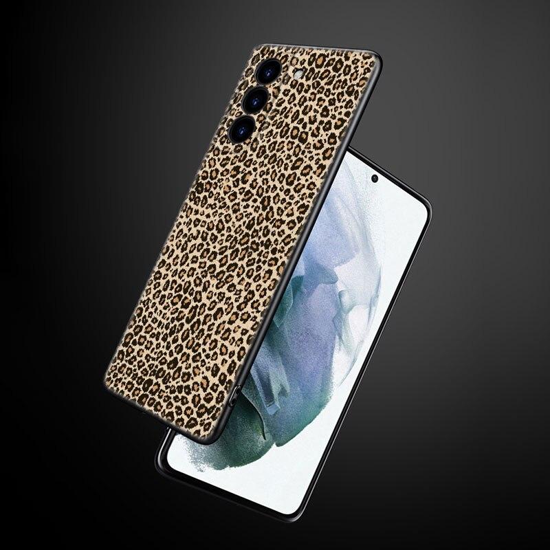 Модный чехол для телефона с тигровым леопардовым принтом и пантерой для Samsung Galaxy S22 Pro S21 S20 Ultra FE S10 Lite 5G S10E S9 S8 Plus
