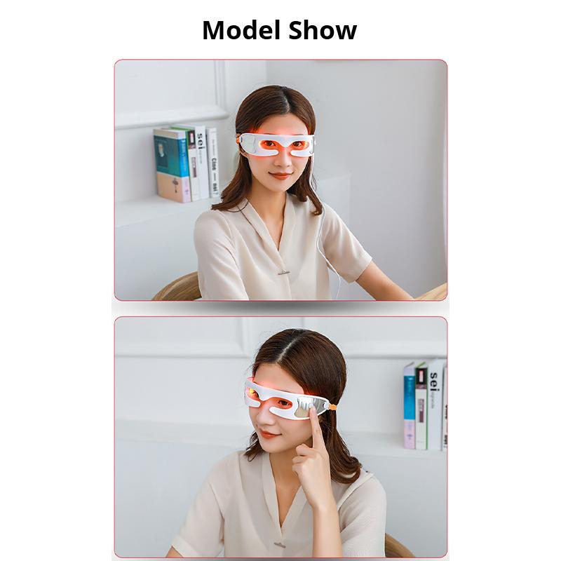 Red Light Frequency Eye Massager Vibration Massager To Relax Fatigue, Relieve Eyes Massage Eye Mask